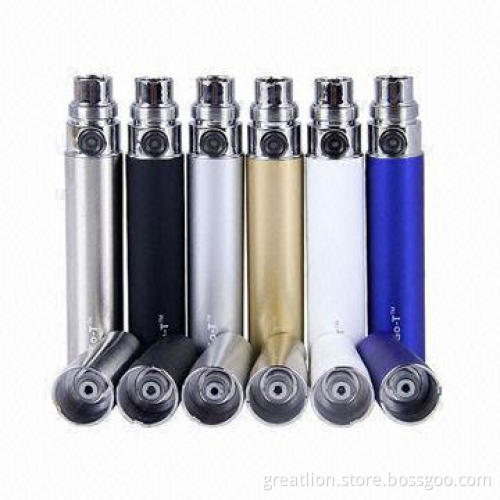 E-cigarette factory best quality colorful ego t battery